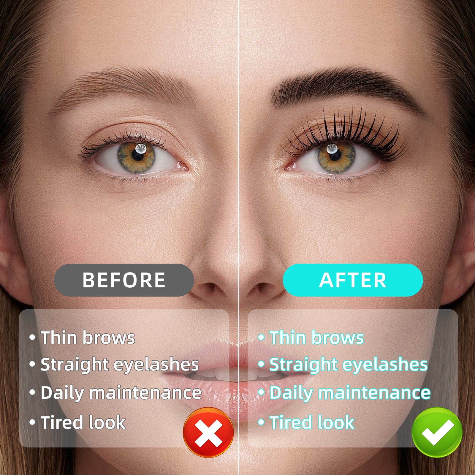 Lash Lift, Eyelash Perm Kit & Black Brow Lamination Kit