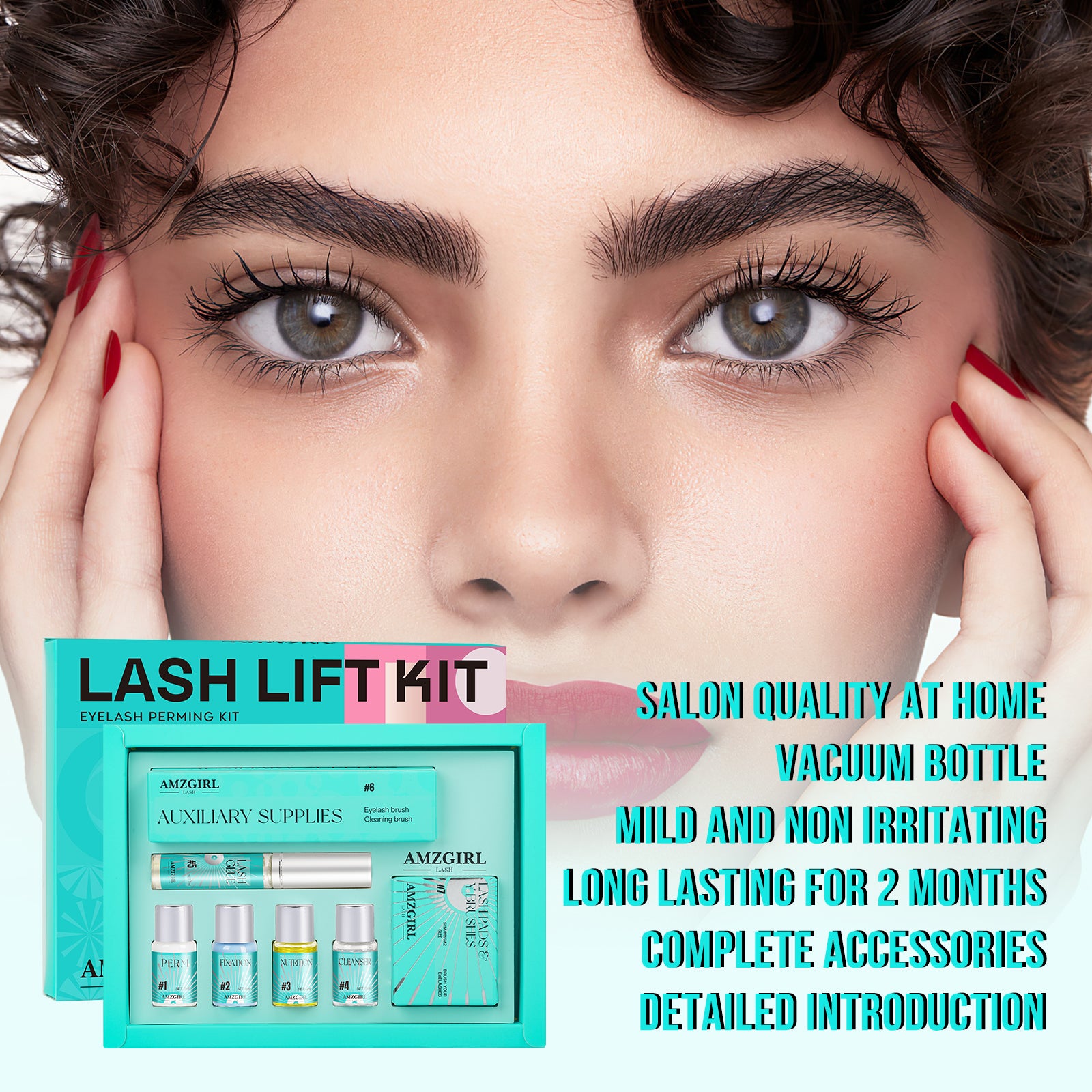 Lash Lift, Eyelash Perm Kit & Black Brow Lamination Kit