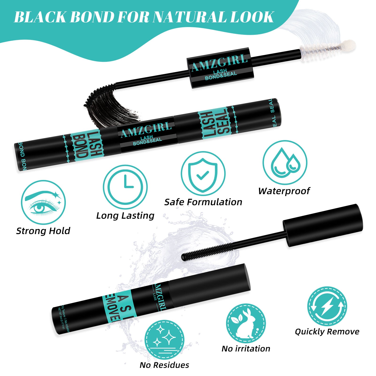 AMZGlRL 4Styles Wispy Individual Cluster Lashes with Bottom Lashes