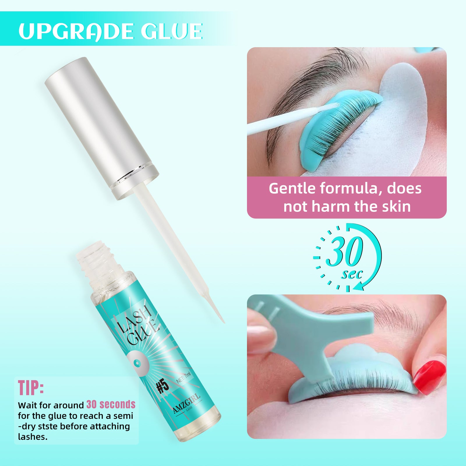 Lash Lift, Eyelash Perm Kit & Black Brow Lamination Kit