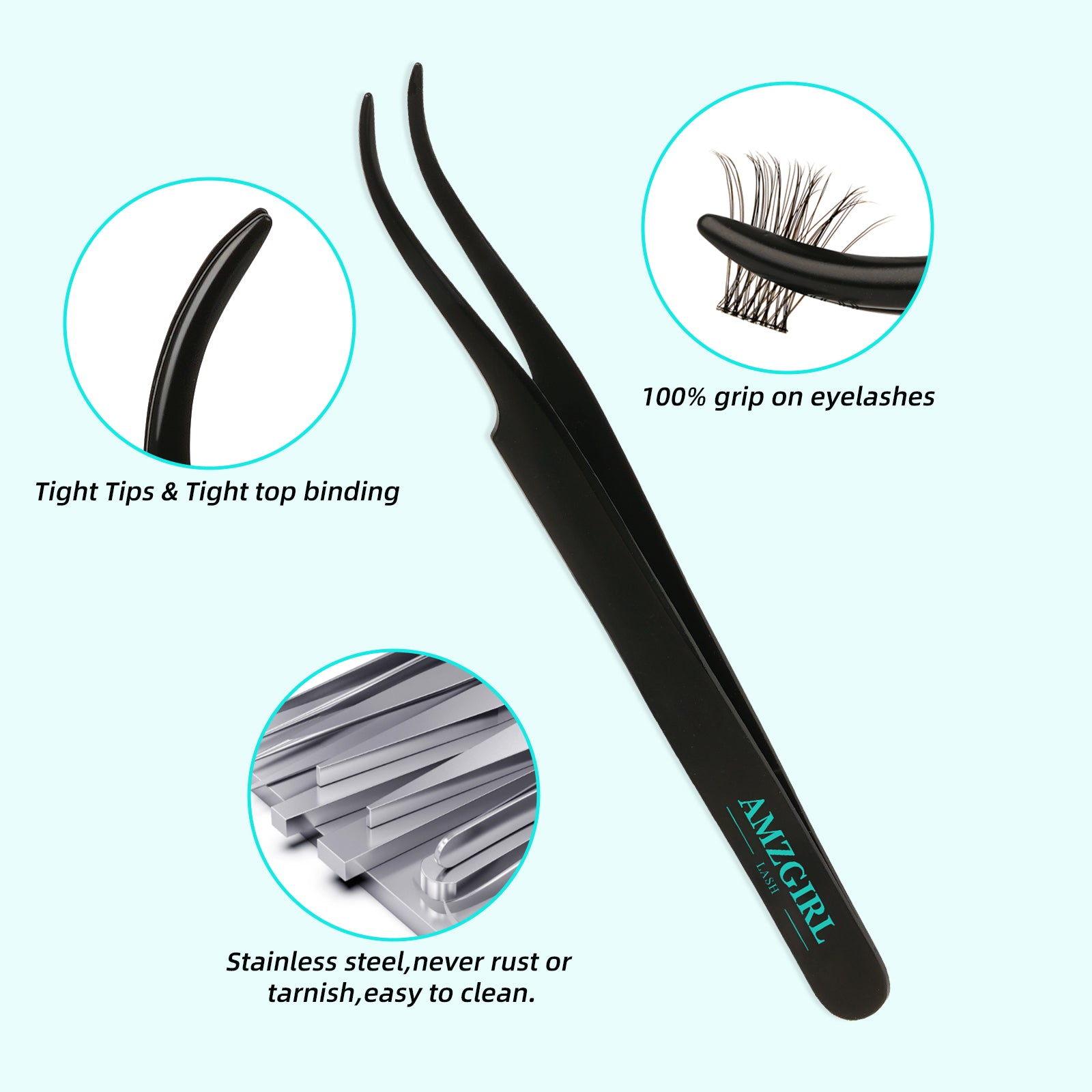 AMZGIRL XP05 Lash Clusters Kit Eyelash Extension Kit