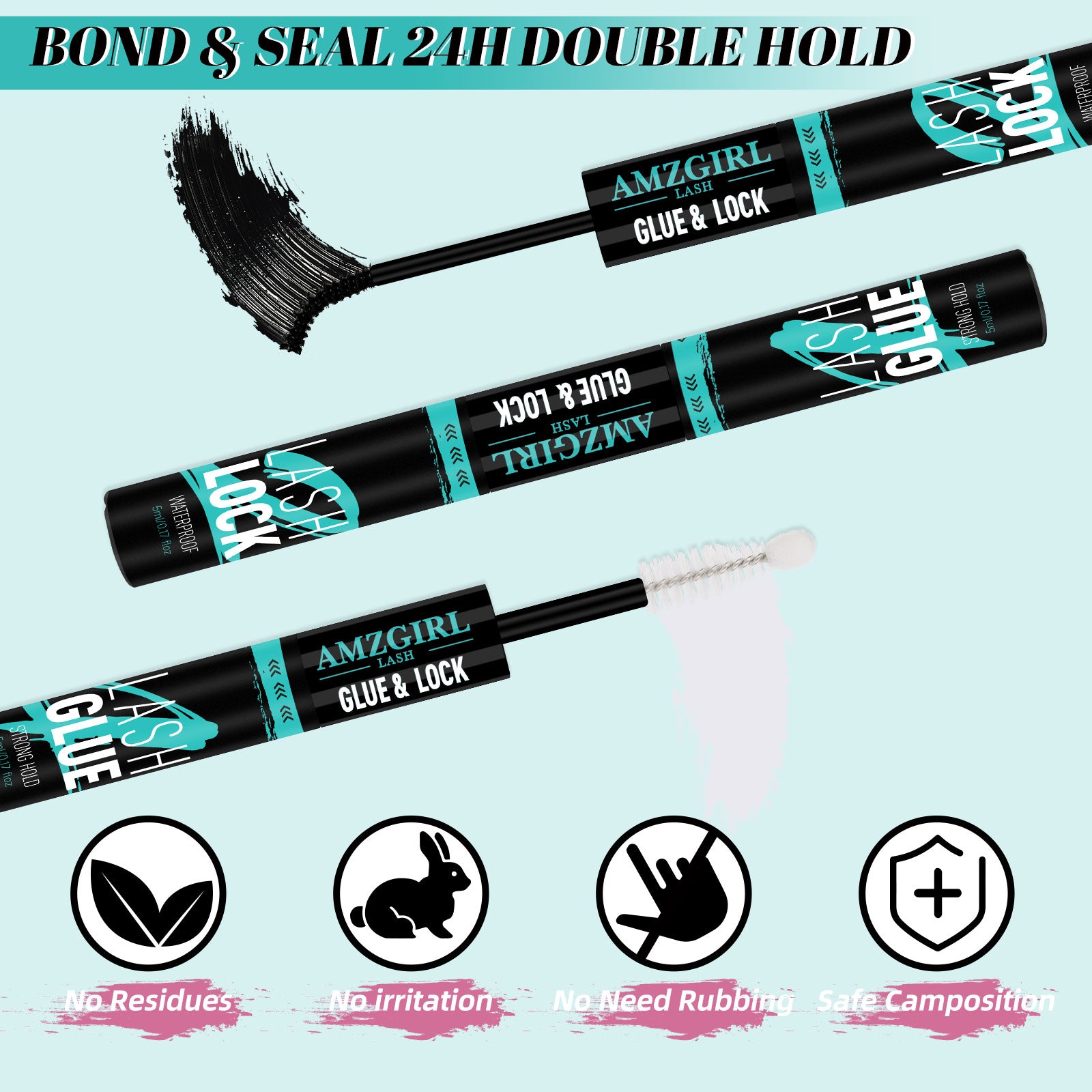 AMZGlRL Daybreak Lash Clusters Set für zu Hause, 144 Stück 