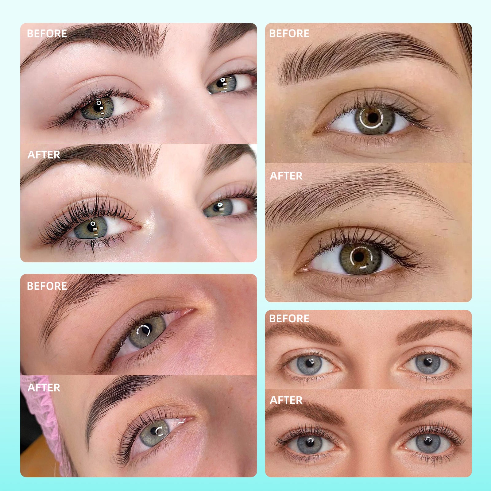 Lash Lift, Eyelash Perm Kit & Black Brow Lamination Kit