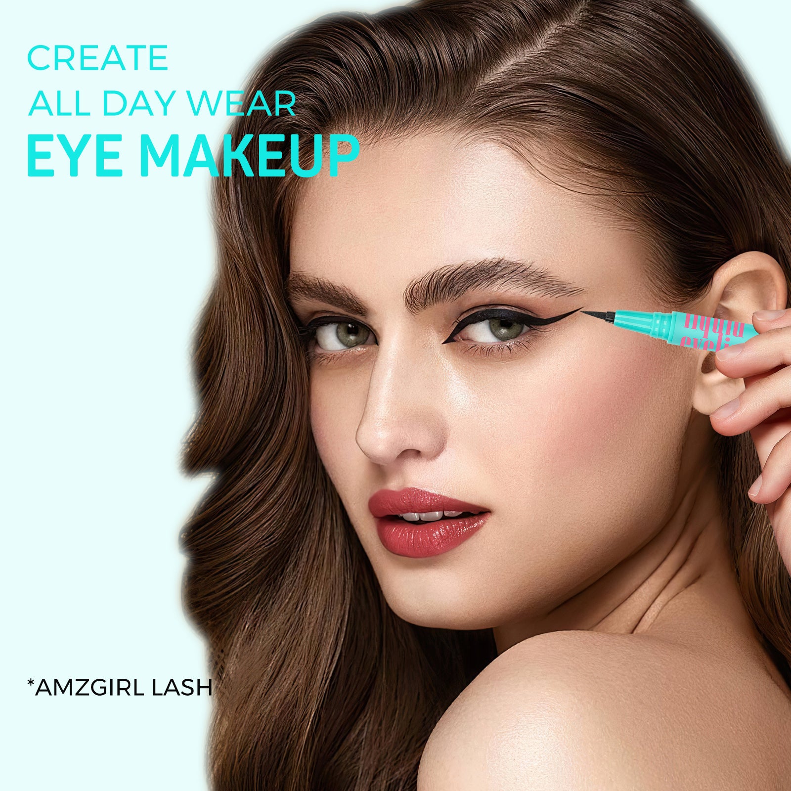 AMZGlRL Waterproof Mascara and Eyeliner Kit