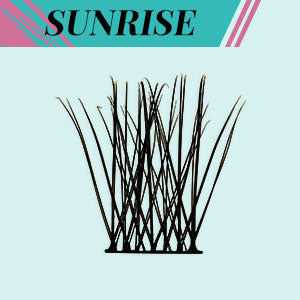 AMZGlRL Daybreak Lash Clusters Set für zu Hause, 144 Stück 